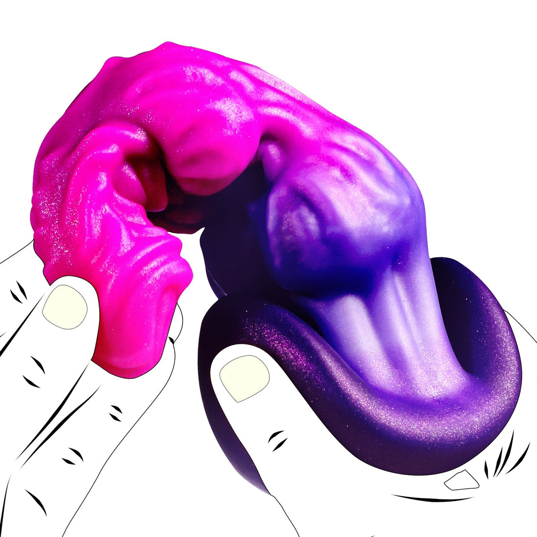 Souple Double Nœud Kit de Plug Anal