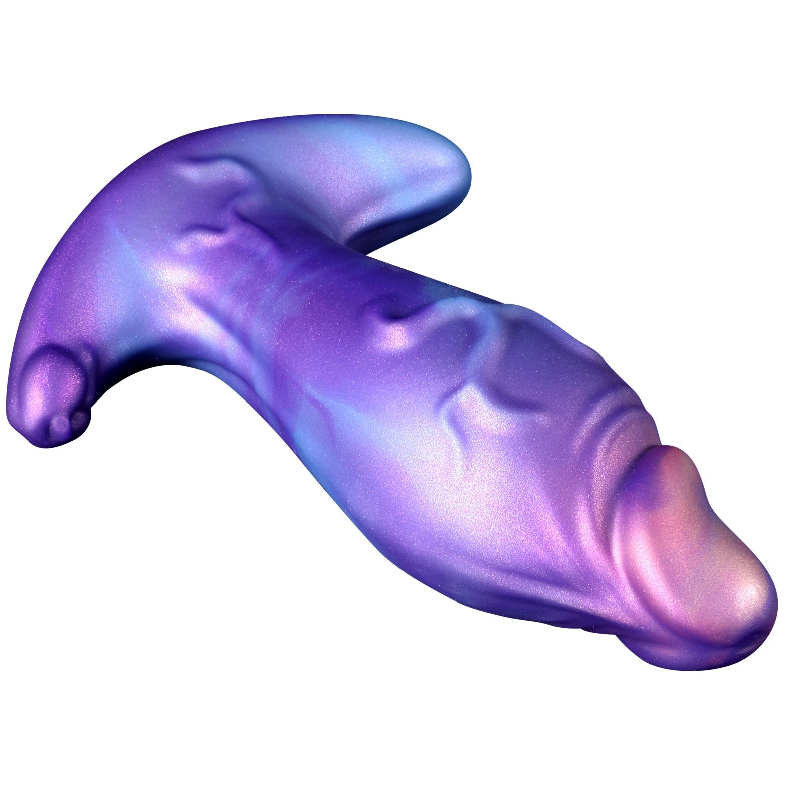 Plug Anal Pénis Souple Épais Violet