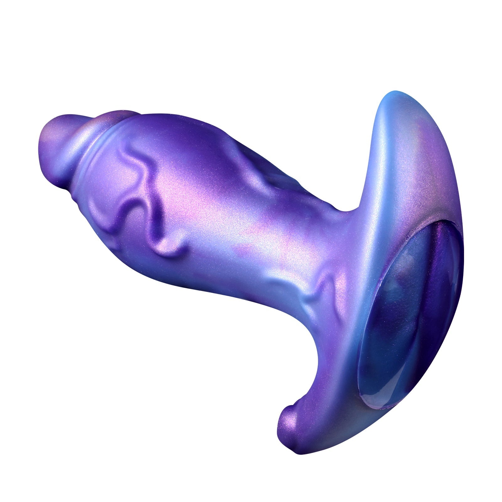 Plug Anal Pénis Souple Épais Violet