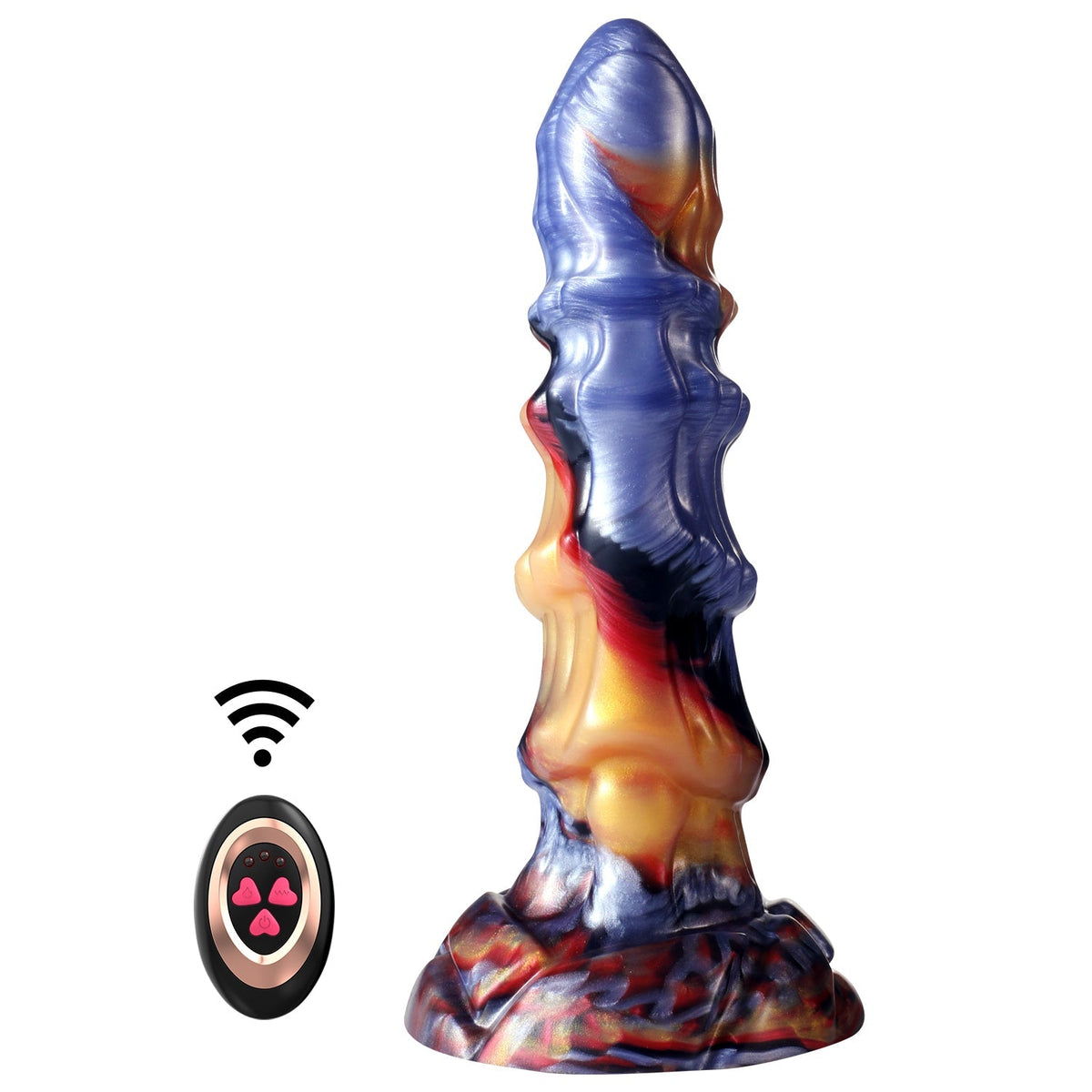 Gode Alien Fantasy à Va-et-Vient Vibrant 23 cm avec Télécommande