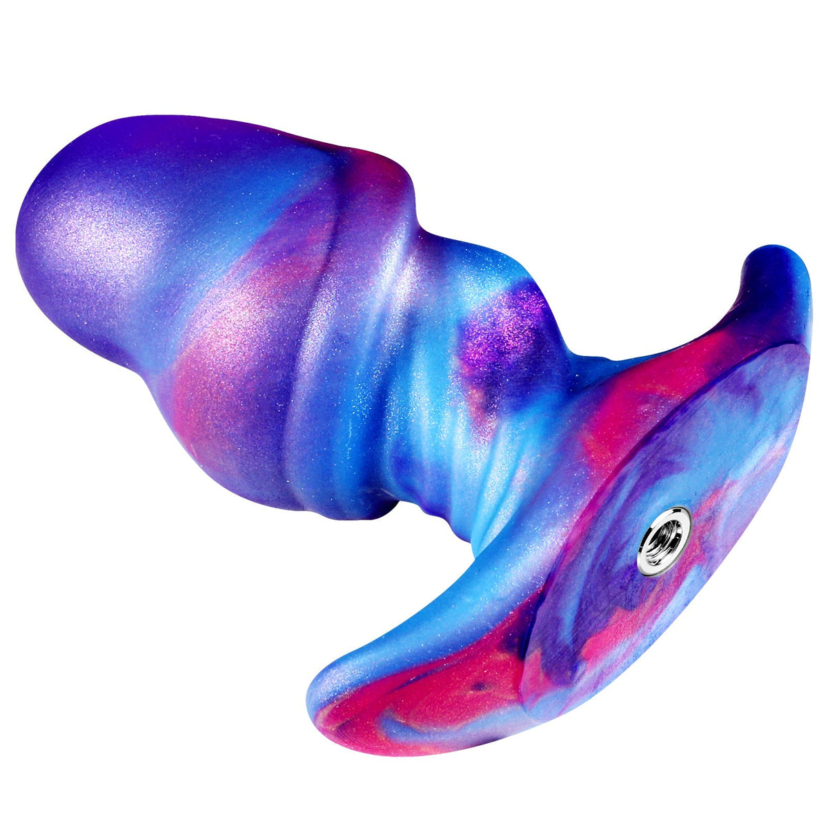 Plug Anal Queue d’Animal Fantasy Arc-en-Ciel en Silicone