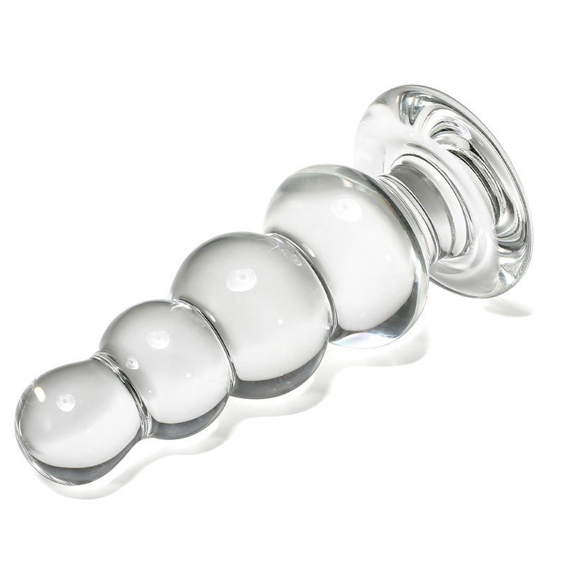13 Cm Transparent Boules Plug Anal En Verre