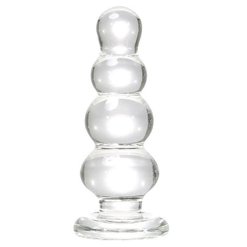 13 Cm Transparent Boules Plug Anal En Verre