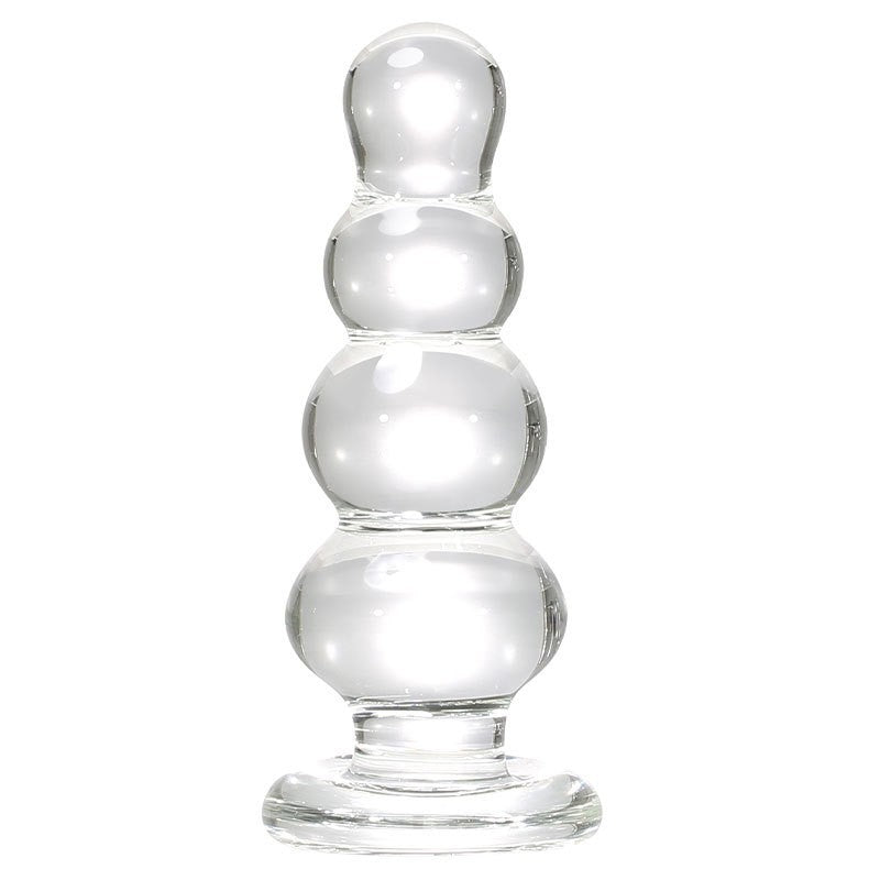 13 Cm Transparent Boules Plug Anal En Verre