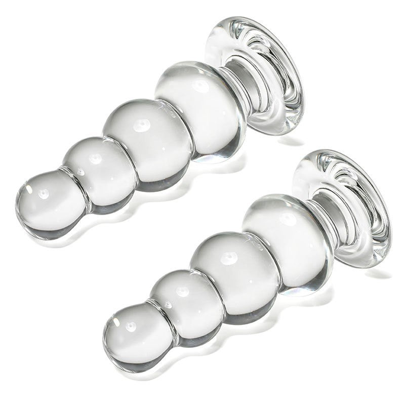 13 Cm Transparent Boules Plug Anal En Verre