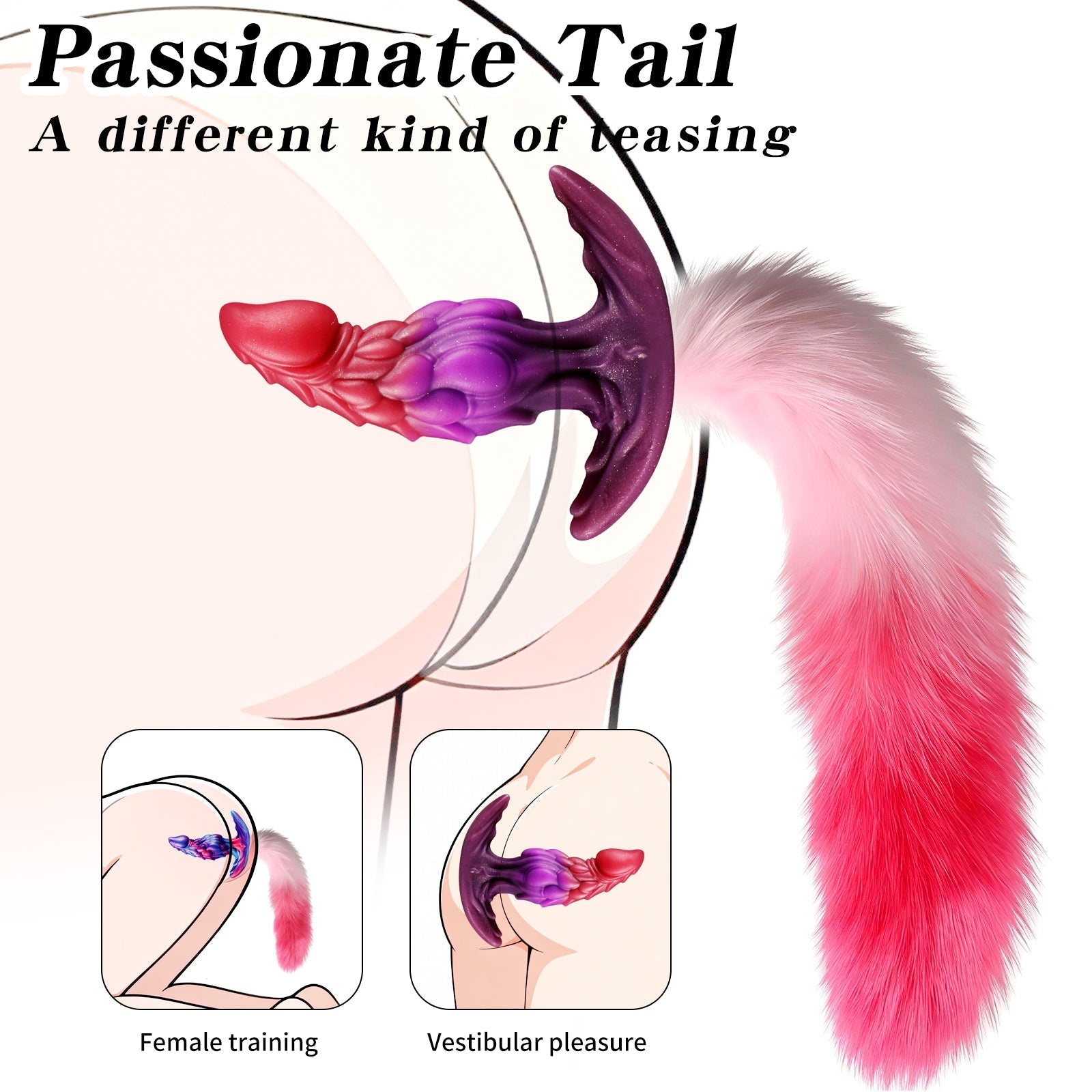 Jeux de Rôle Fantasy Dragon Plug Anal Queue