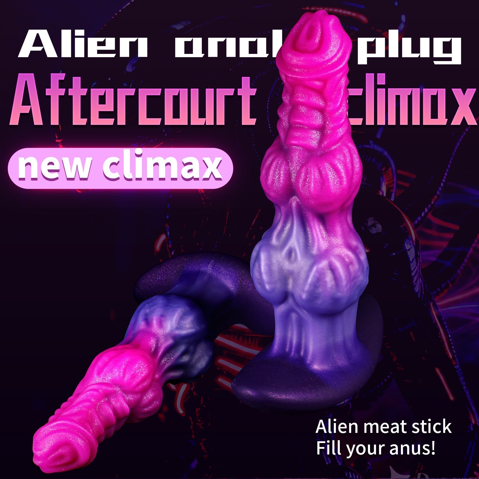 Souple Double Nœud Kit de Plug Anal