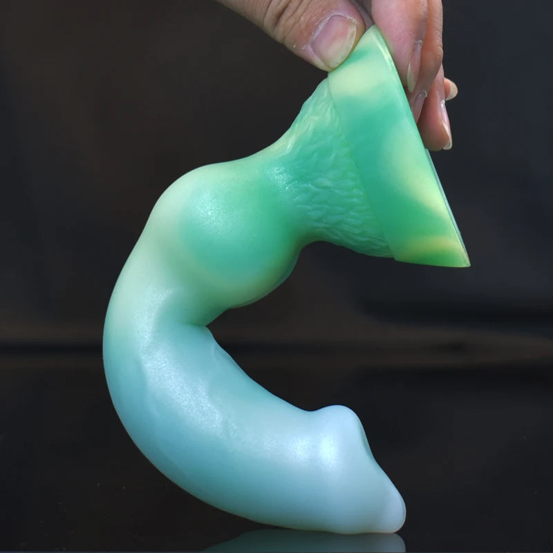 18,5 Cm Dégradé Veiné Fantasy Gode Chien