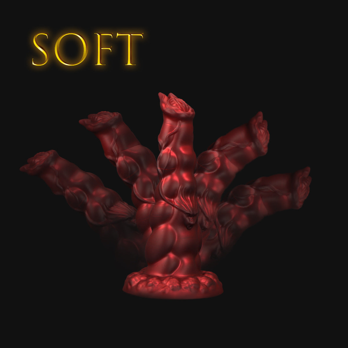 Gode Dragon XXL Rouge Silicone Fantasy