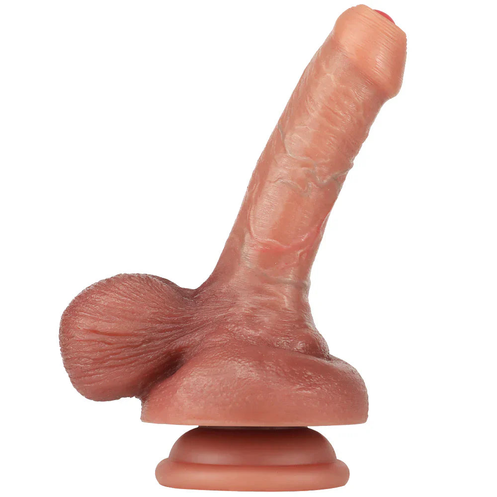 20.4 CM Courbé Prepuce Texturées Gode Réaliste