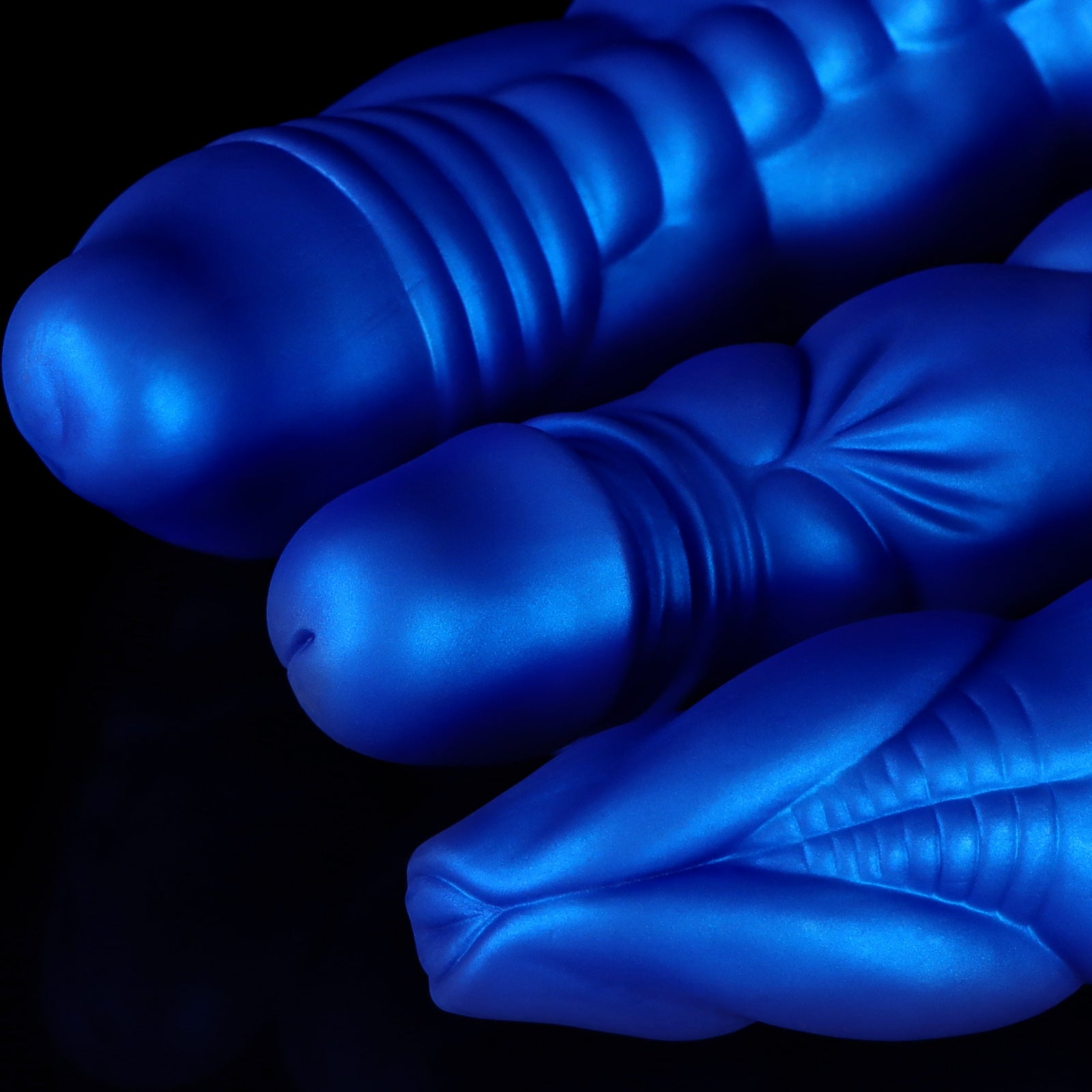 Gode Monstre Aquatique Courbé Point G en Silicone