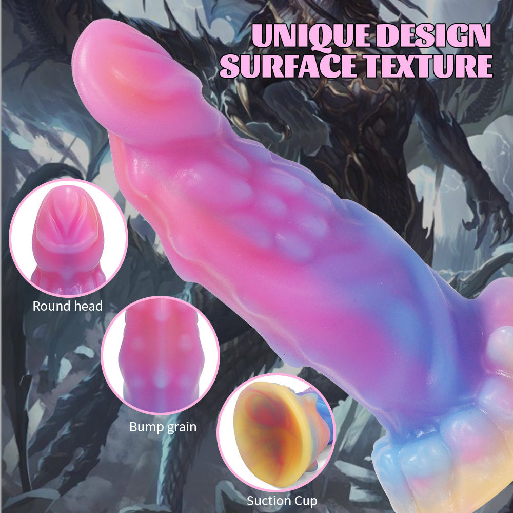15,2 cm Fantasy Lumineux Silicone Gode Dragon