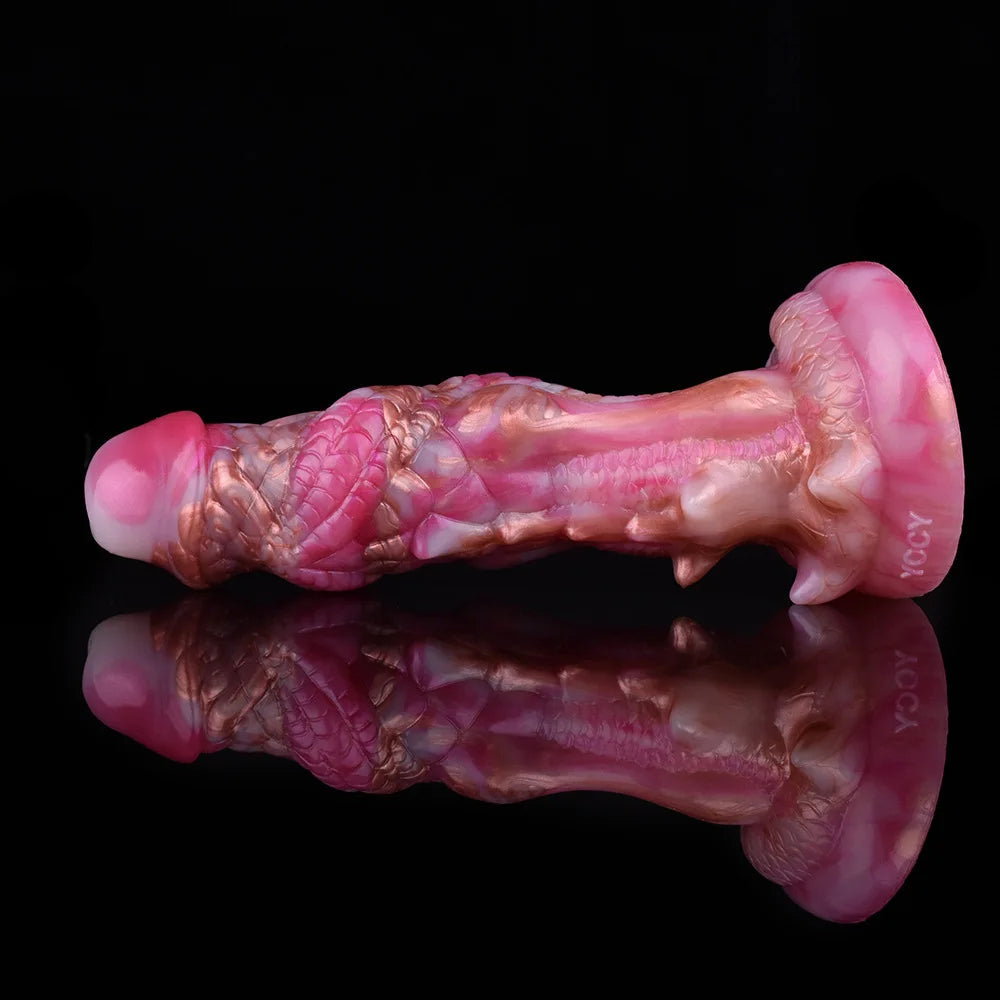 20.4 CM Rose Monstrueux Texturées Point G Gode Vibrant