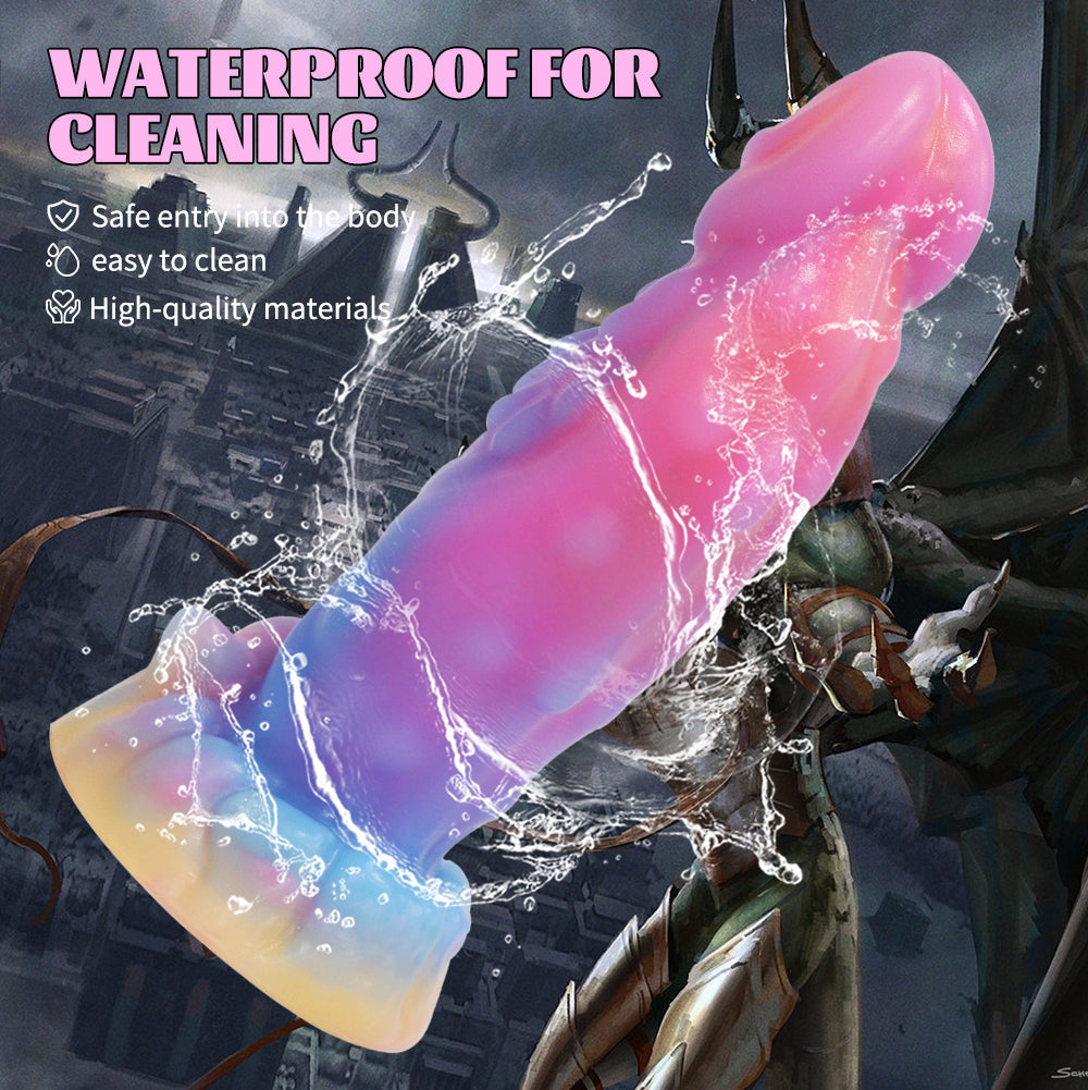 15,2 cm Fantasy Lumineux Silicone Gode Dragon