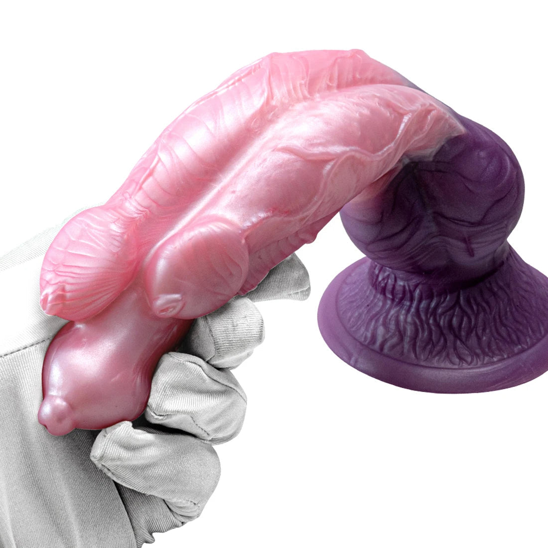 28 CM Nœud Canin à Trois Têtes Gode Fantasy