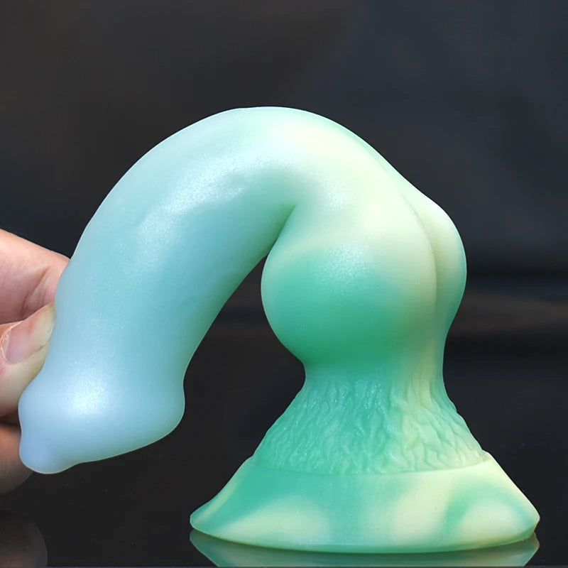 18,5 Cm Dégradé Veiné Fantasy Gode Chien