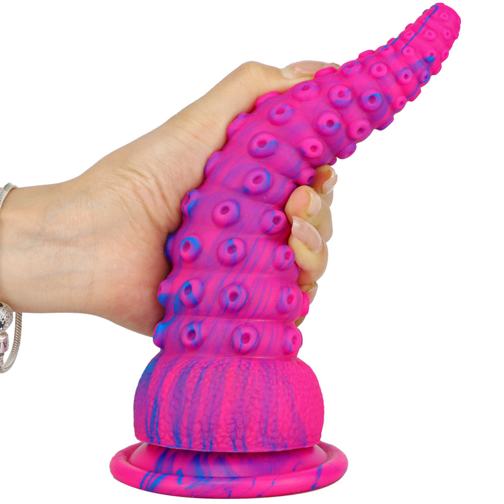 21 Cm Rose Gode Pieuvre À Ventouse