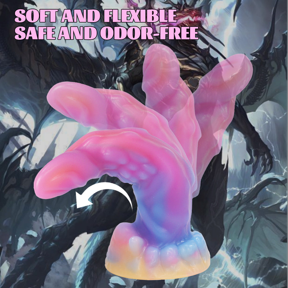 15,2 cm Fantasy Lumineux Silicone Gode Dragon