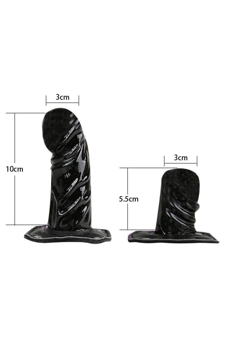 Bâillon Gode Noir BDSM Petit Diametre