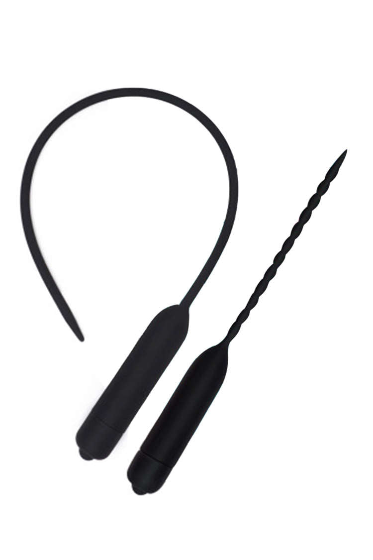 Dilateur Urétral Électrique Vibrant avec Plug Pénien
