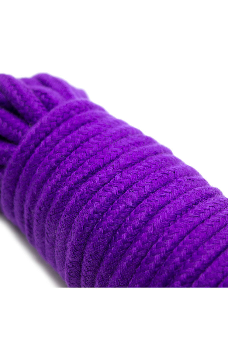 Violet Peluche 7 Pièces BDSM Bondage Kit