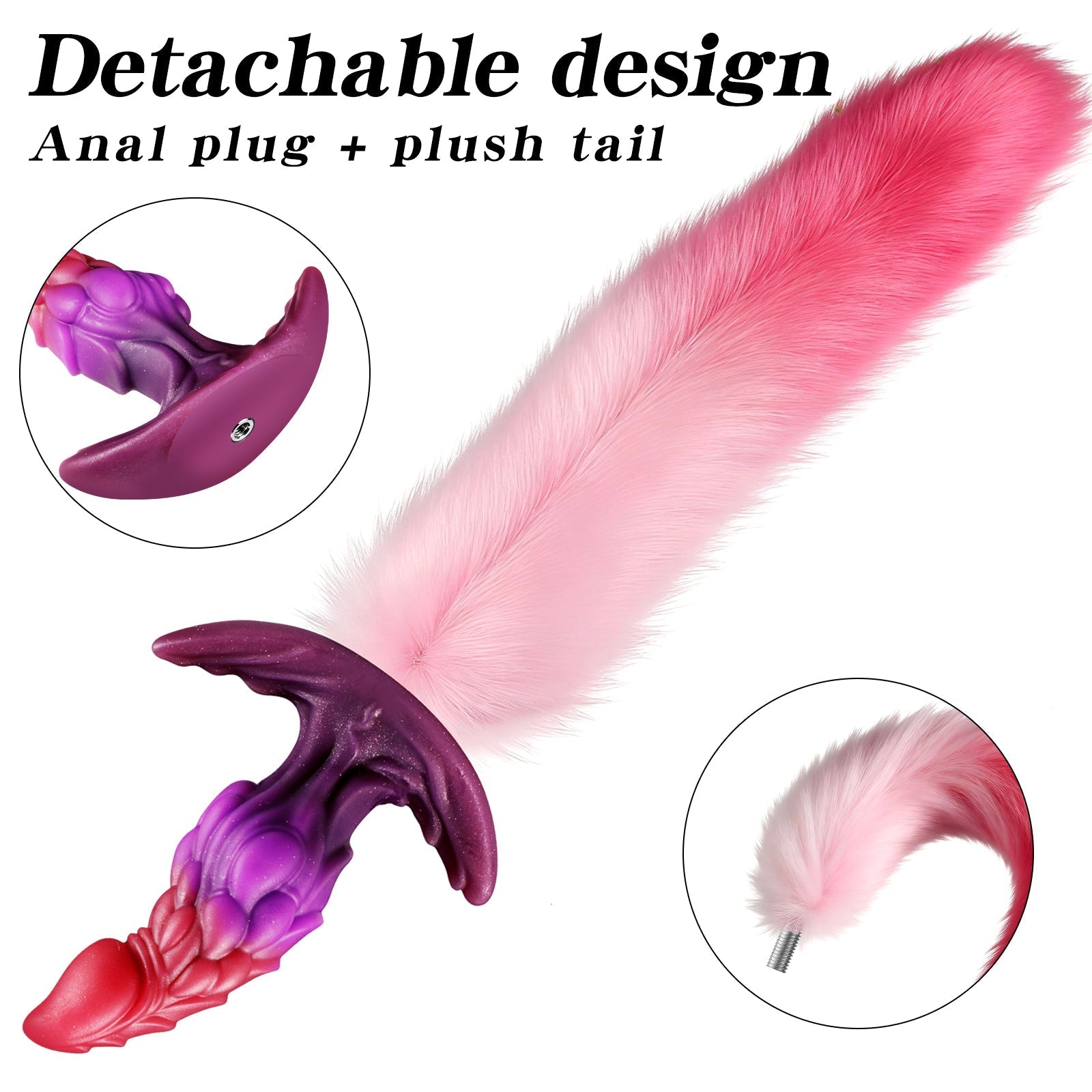 Jeux de Rôle Fantasy Dragon Plug Anal Queue
