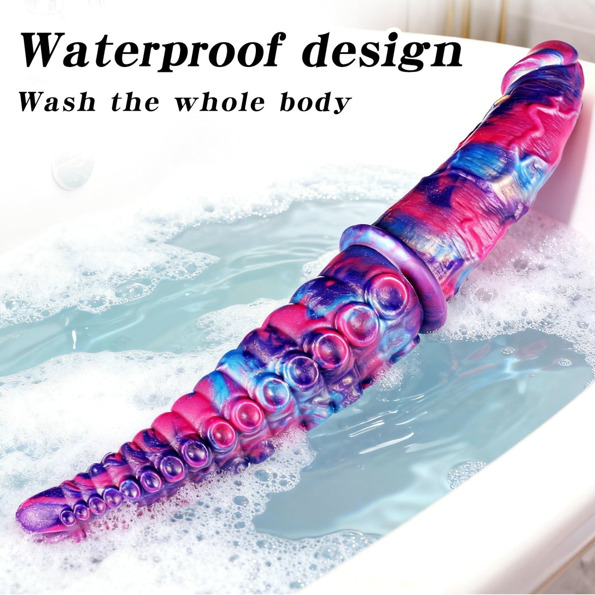Double Gode Tentacule Fantasy en Silicone pour Lesbienne