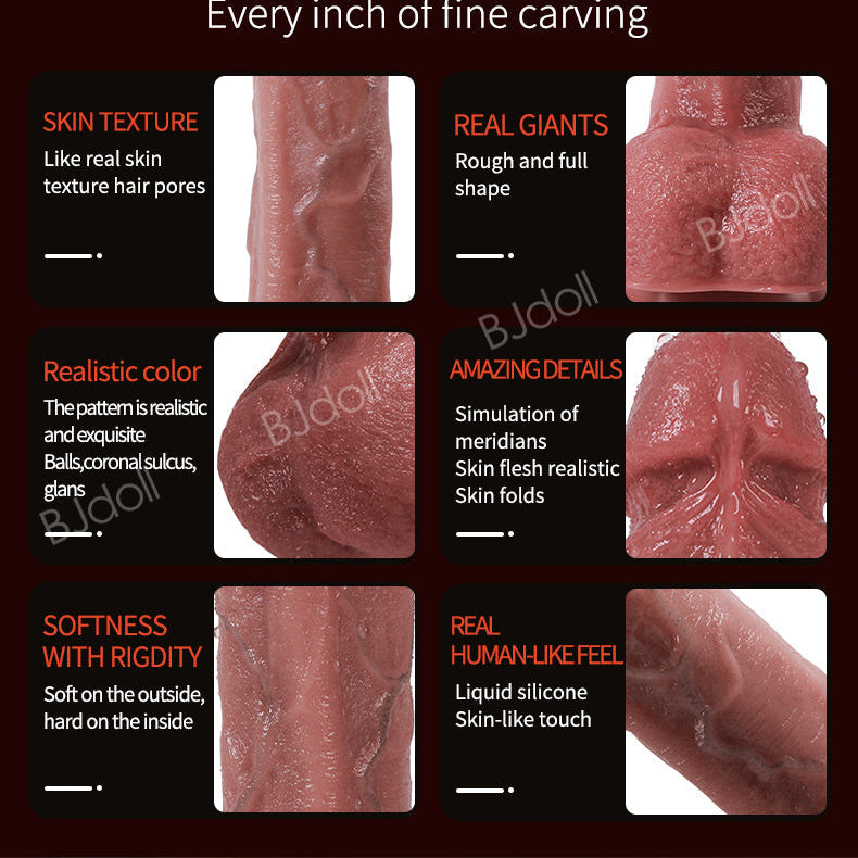 22.5 CM Silicone Realiste Gode Va Et Vient