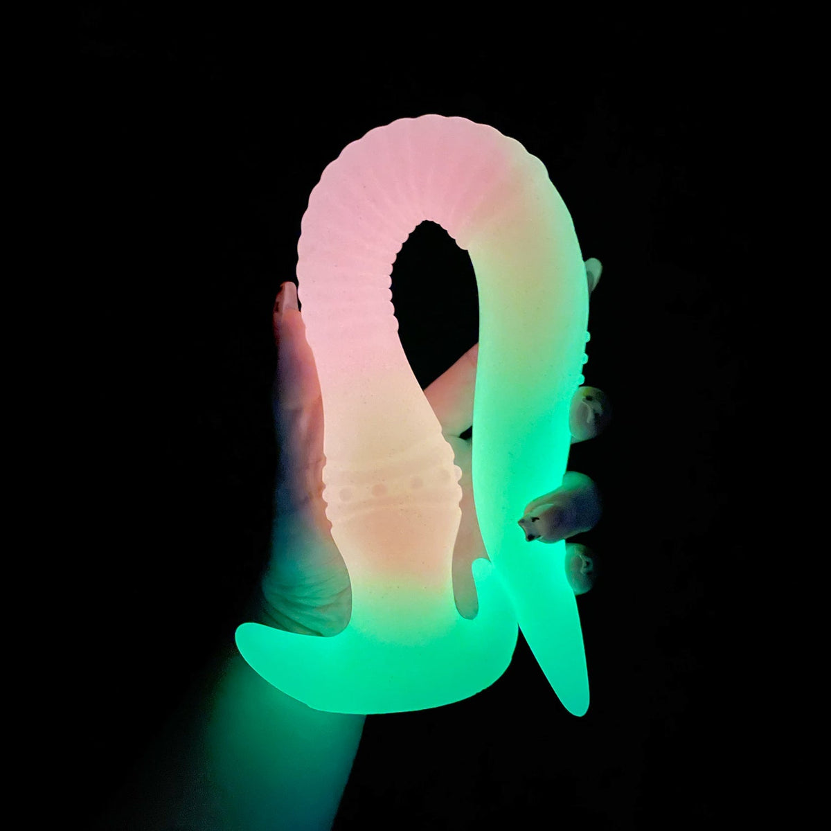 Entraînement Anal Coloré Gode Lumineux Tentacule