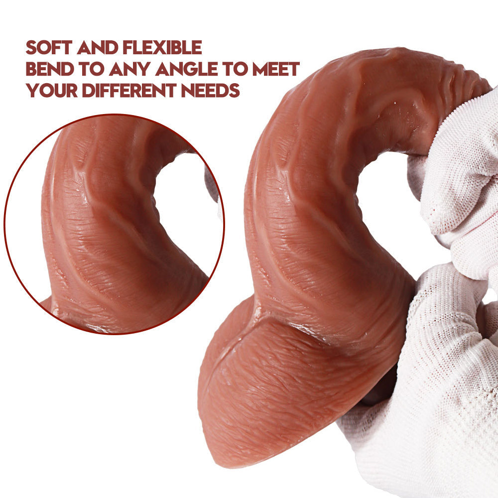 Gode Réaliste Silicone avec Ventouse 20 cm