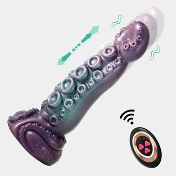 20,5 cm Fantasy Chauffant Vibrant Gode Tentacule