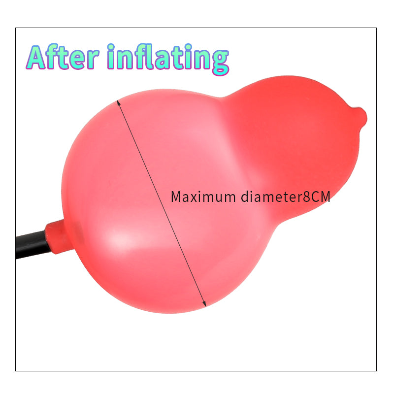 Plug Anal Gonflable Rouge en Forme de Gourde