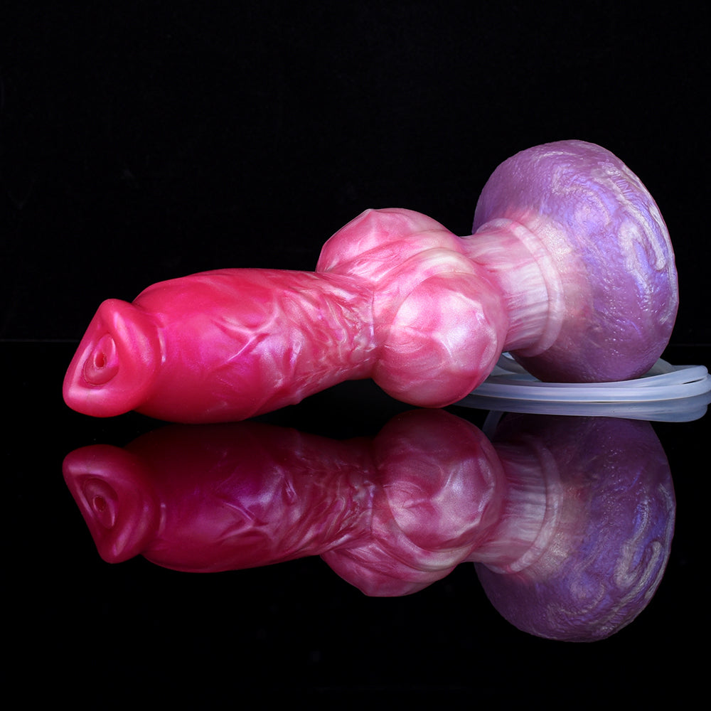Gode Fantasy éjaculateur 20 cm Avec Nœud Prononcé