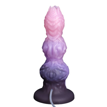 Gode Éjaculateur Alien à Nœud Texturé avec Œuf Fantasy