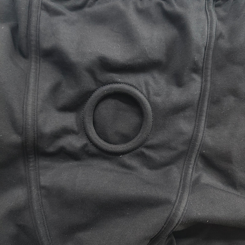 Boxer Harnais Strap-on Noir Avec O-ring Pour Packer
