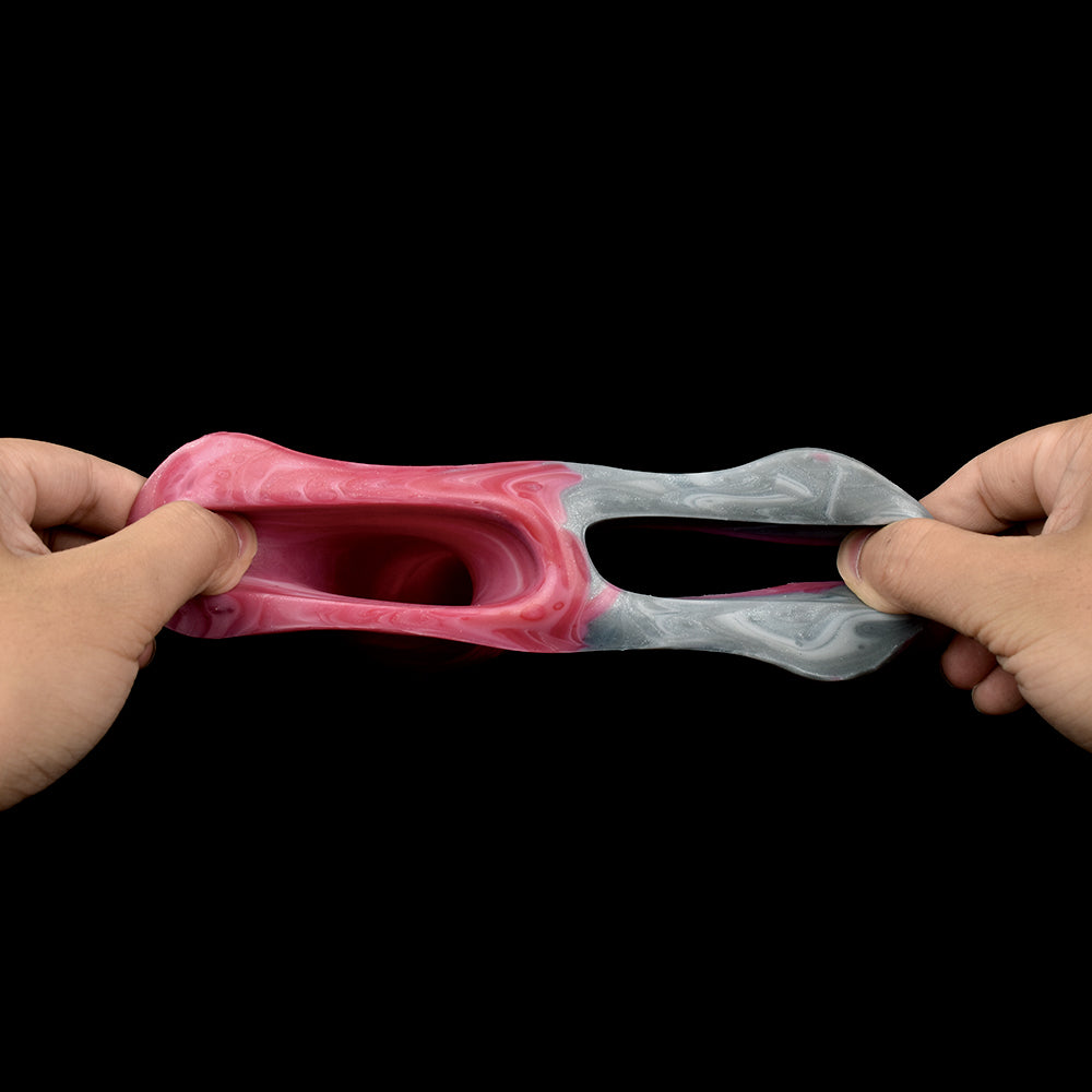 20 CM Silicone Fantasy Cheval Extension Gaine à Pénis