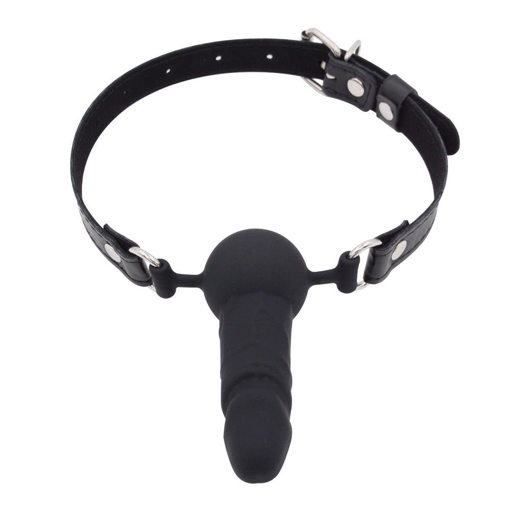 Bâillon Gode Femdom BDSM Ajustable