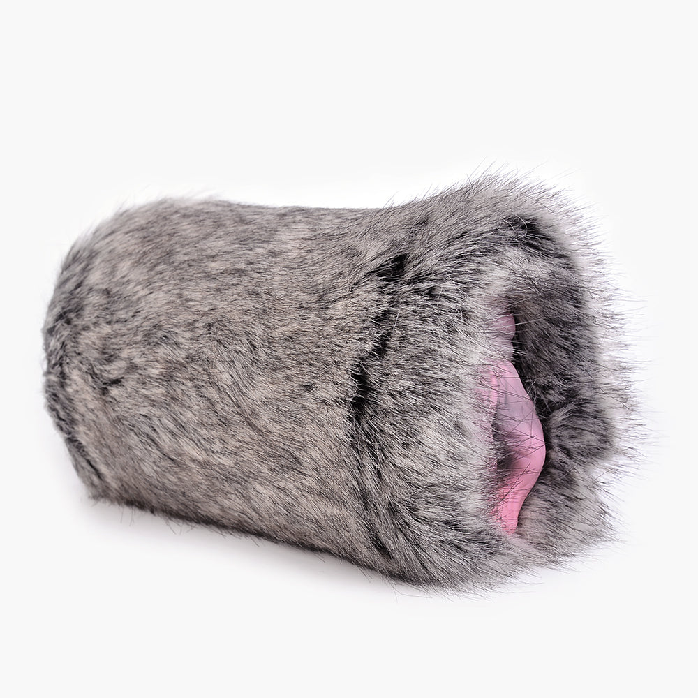 Masturbateur Homme Vache Animalier Double Entrée 16,5 cm
