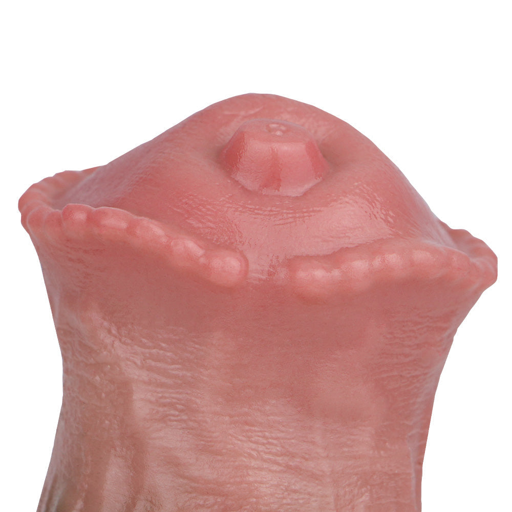 15,5 Cm Gaine Pénienne Cheval Mutant En Silicone Souple