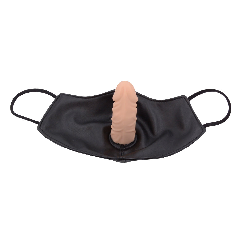 Masque BDSM Bâillon Gode Discret