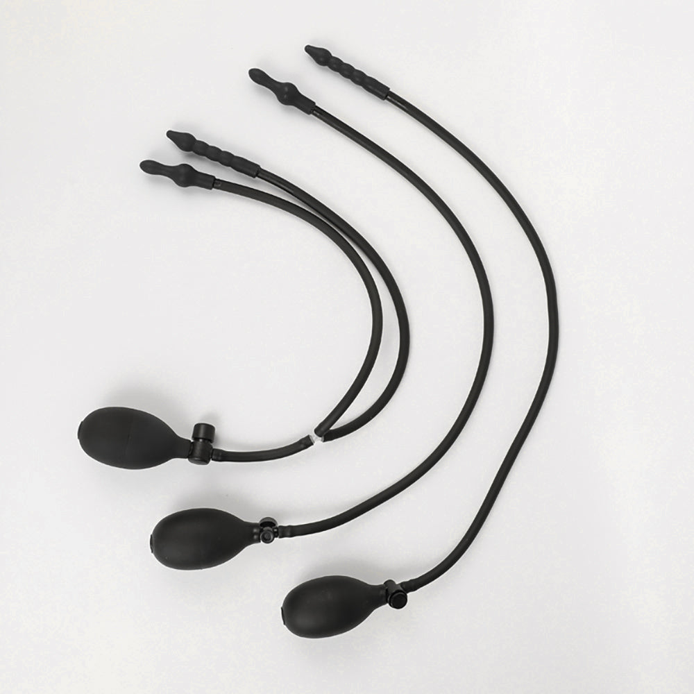 Silicone Réglable Double Plug Anal Gonflable