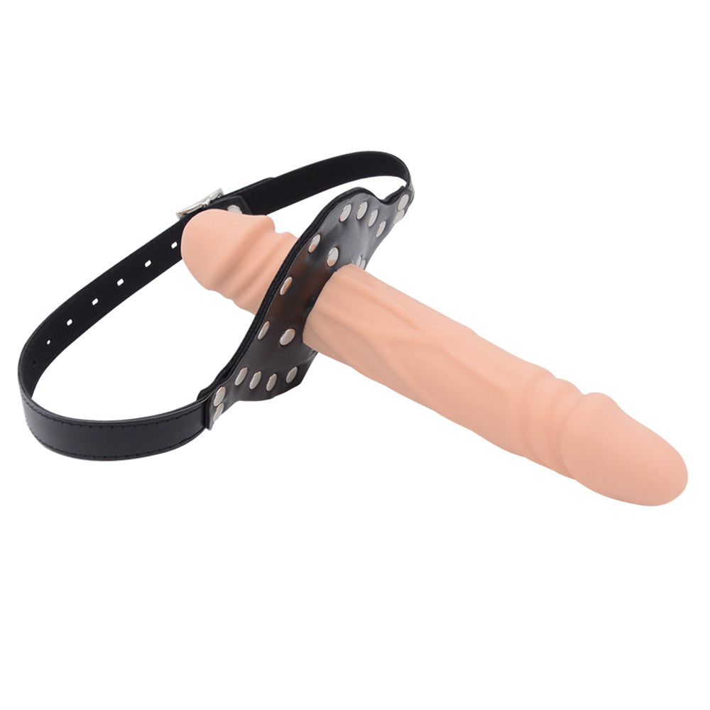 Bâillon Gode Double Tête BDSM