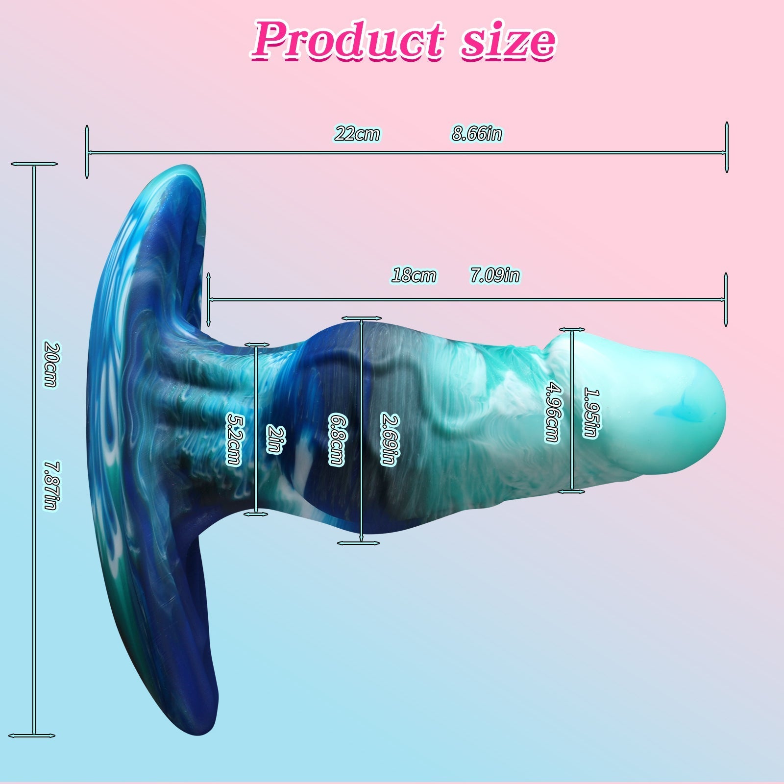 Kit Plug Anal Fantasy Knot Dégradé En Silicone
