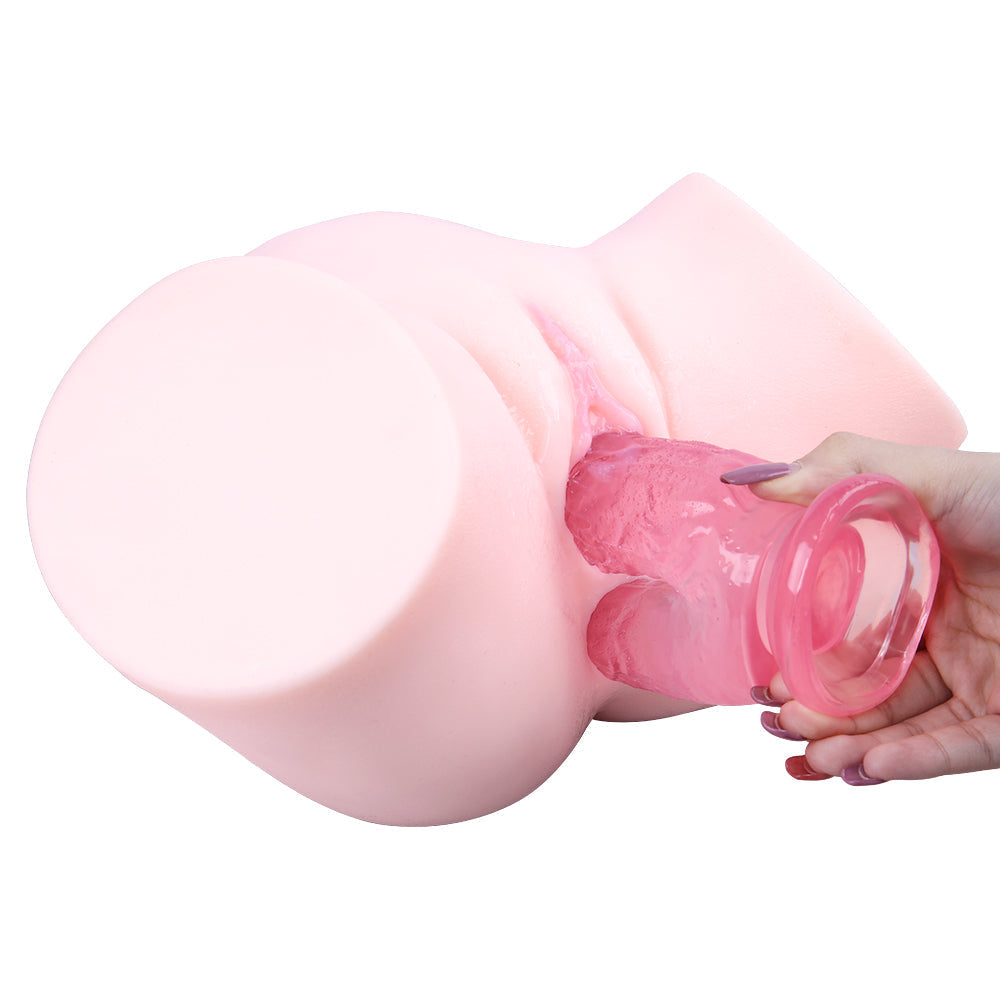 21 Cm Gode Double Pénétration Jelly Rose