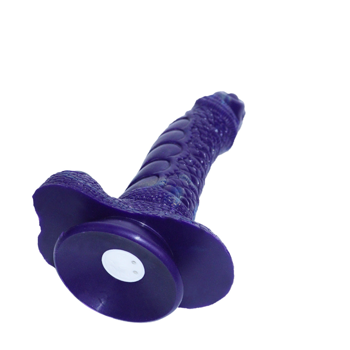 Gode Serpent Vibrant Violet en Silicone 23 cm