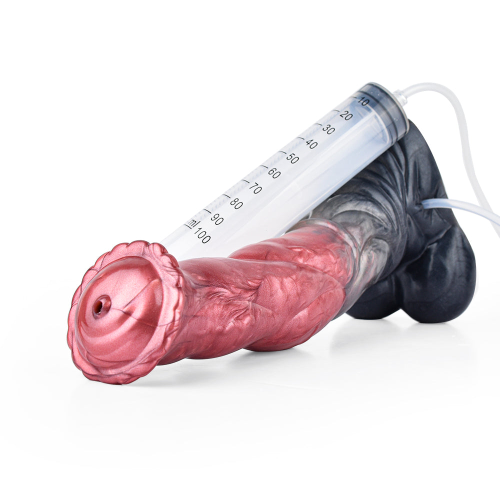 Gode Fantaisie En Silicone éjaculation Bite De Cheval 25,4 cm