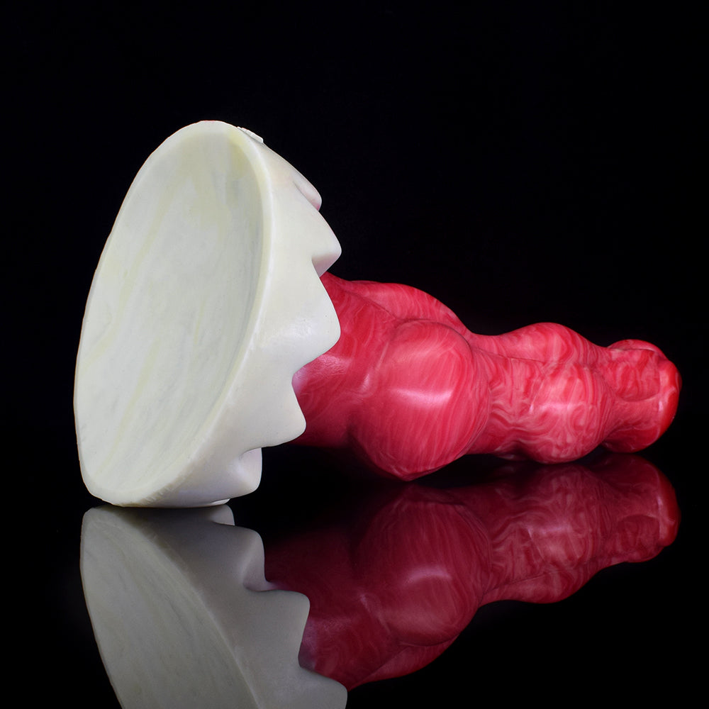 23 Cm Gode Chien Rouge À Double Knot