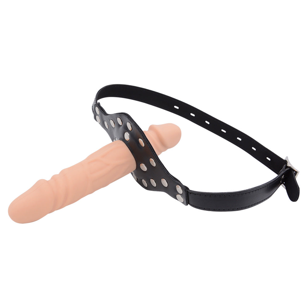 Bâillon Gode Double Tête BDSM