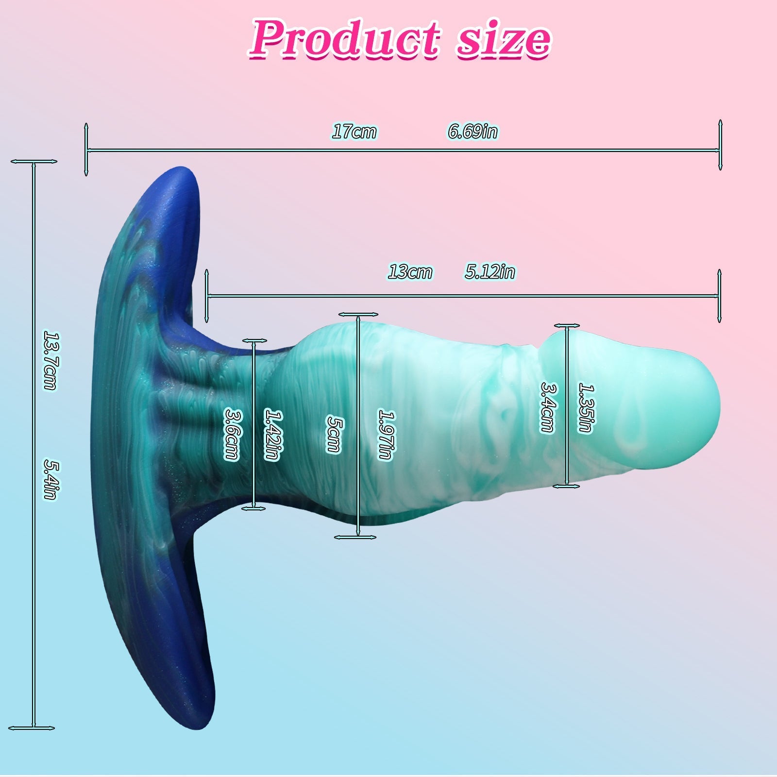 Kit Plug Anal Fantasy Knot Dégradé En Silicone