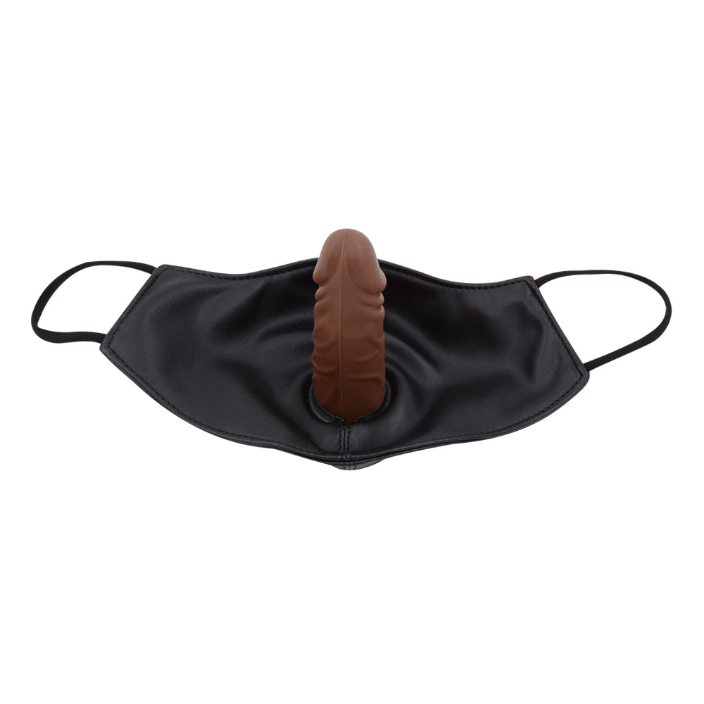 Masque BDSM Bâillon Gode Discret